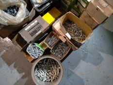 PALLET OF SCREWS, SELF DRILLING SCREWS, SCREW CAPS, WALL PLUGS AND MORE *NO VAT*