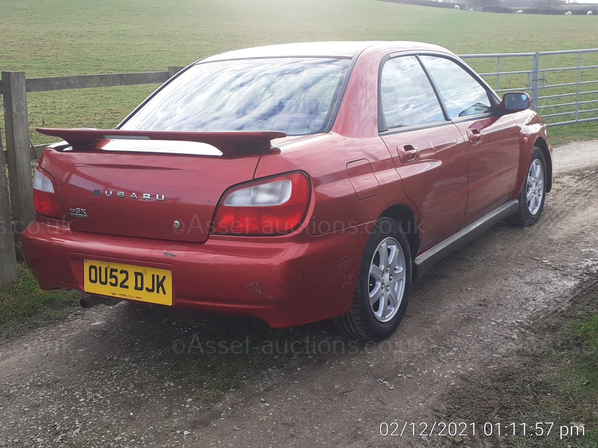 2002 SUBARU IMPREZA 2.0 PETROL GX AWD 4x4, 120,940 MILES, AIR CON, ELECTRIC MIRRORS AND WINDOWS - Image 8 of 14