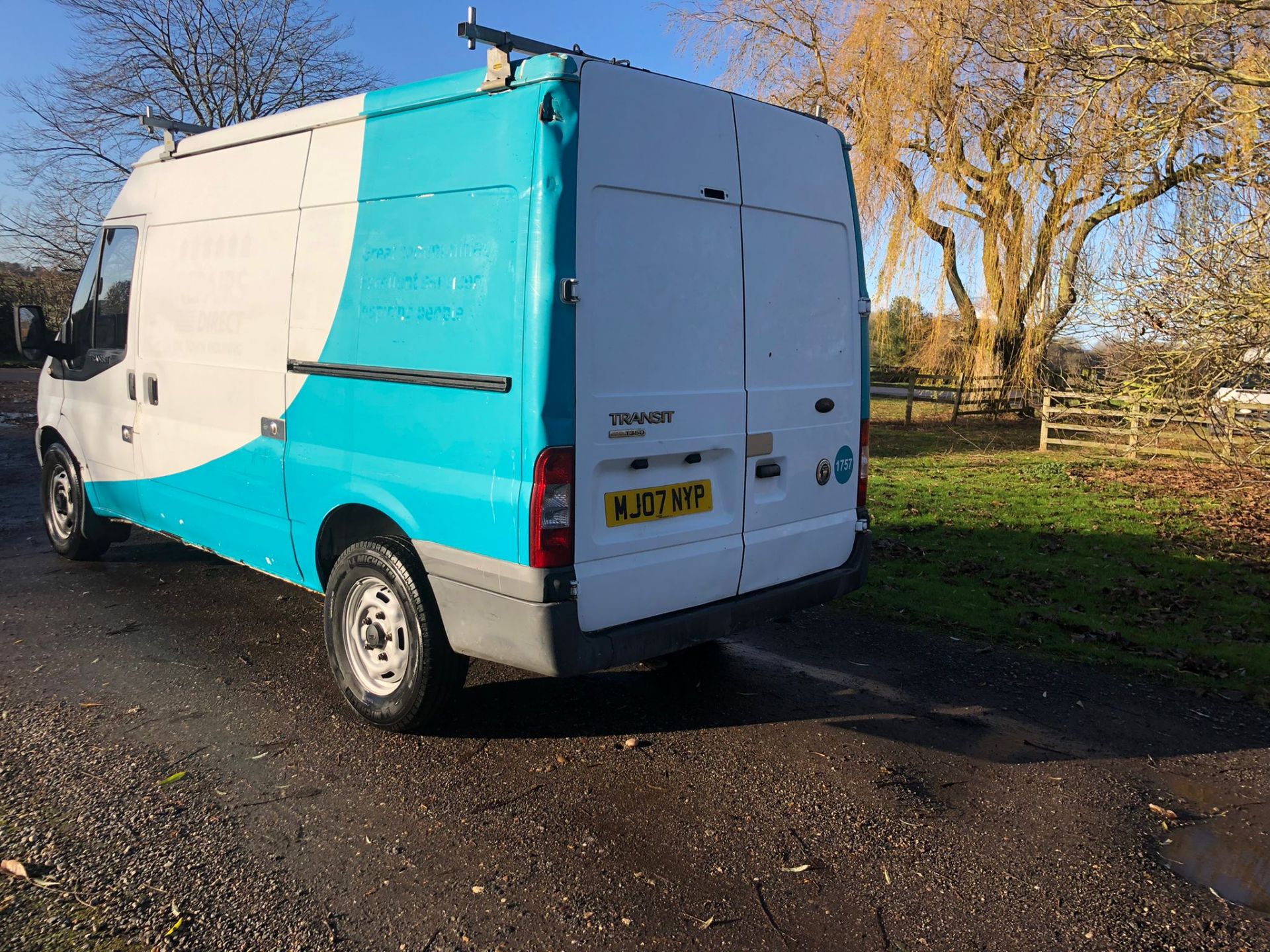 2007 FORD TRANSIT 110 T350M FWD PANEL VAN, 2.2 DIESEL ENGINE, 126,363 MILES *NO VAT* - Image 5 of 13