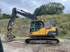 2014 VOLVO EC140DL 14 TON STEEL TRACKED EXCAVATOR, RUNS DRIVES AND DIGS, FULLY GLASS CAB *PLUS VAT*