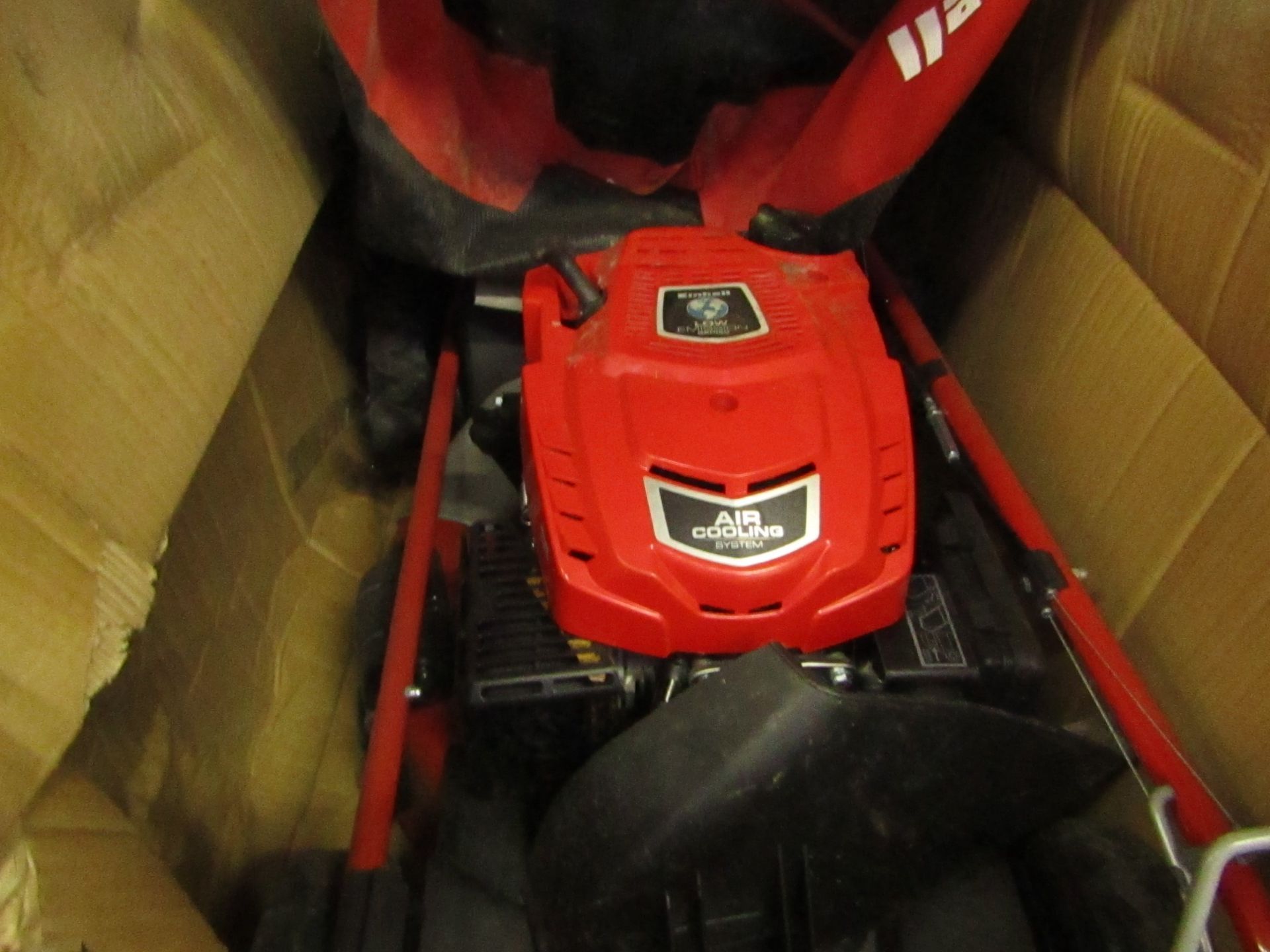APPROX 18 PALLETS OF PETROL ENGINED LAWN MOWERS, UNCHECKED AND UNTESTED *PLUS VAT* - Image 3 of 29