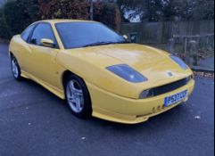 1996 FIAT COUPE 20V TURBO YELLOW SALOON, 2.0 PETROL ENGINE, SHOWING 95K MILES *NO VAT*