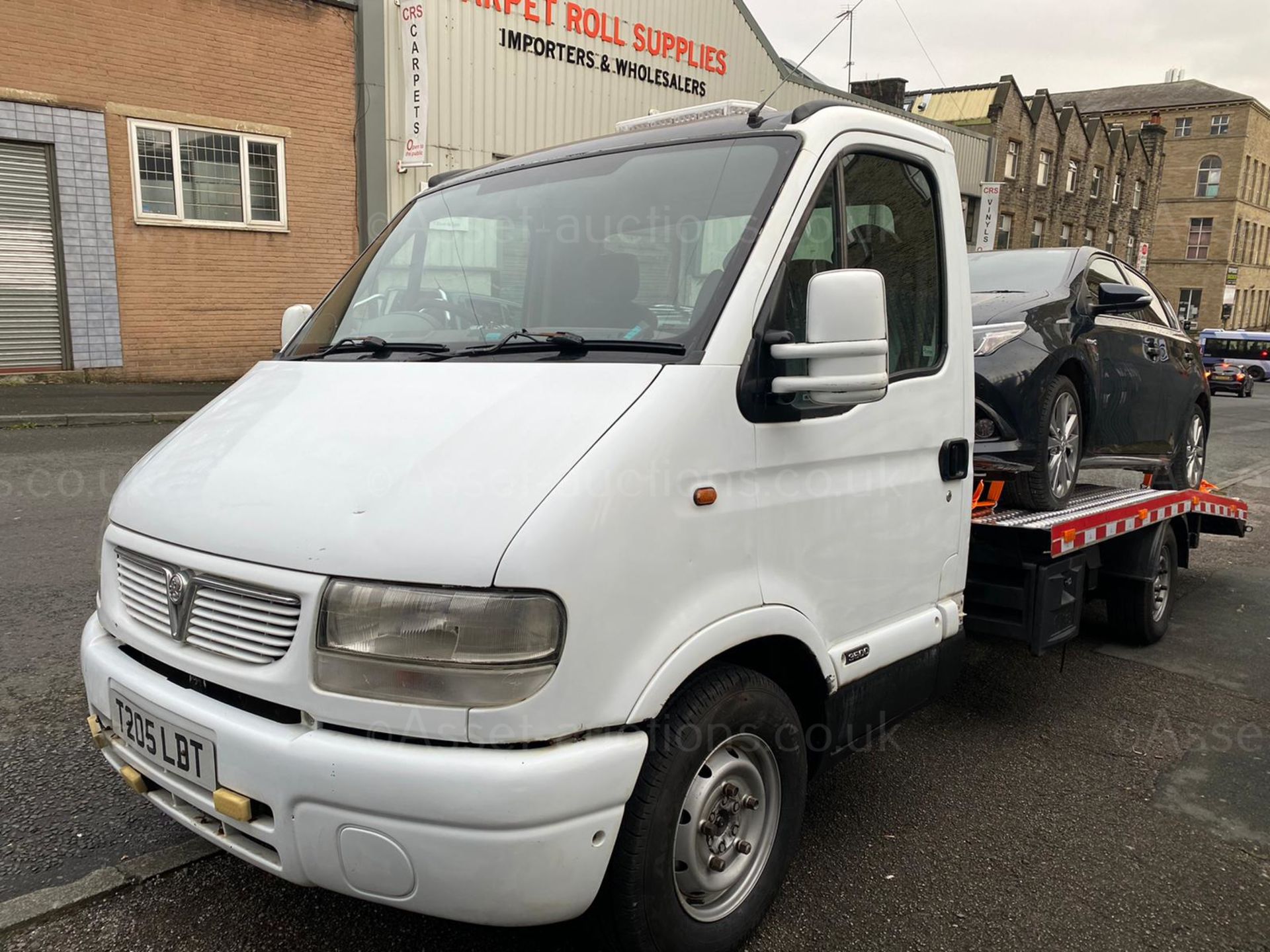 1999 VAUXHALL MOVANO DTI 3500 LWB WHITE RECOVERY TRUCK BEAVERTAIL BODY, C/W RAMPS AND WINCH *NO VAT* - Image 3 of 7