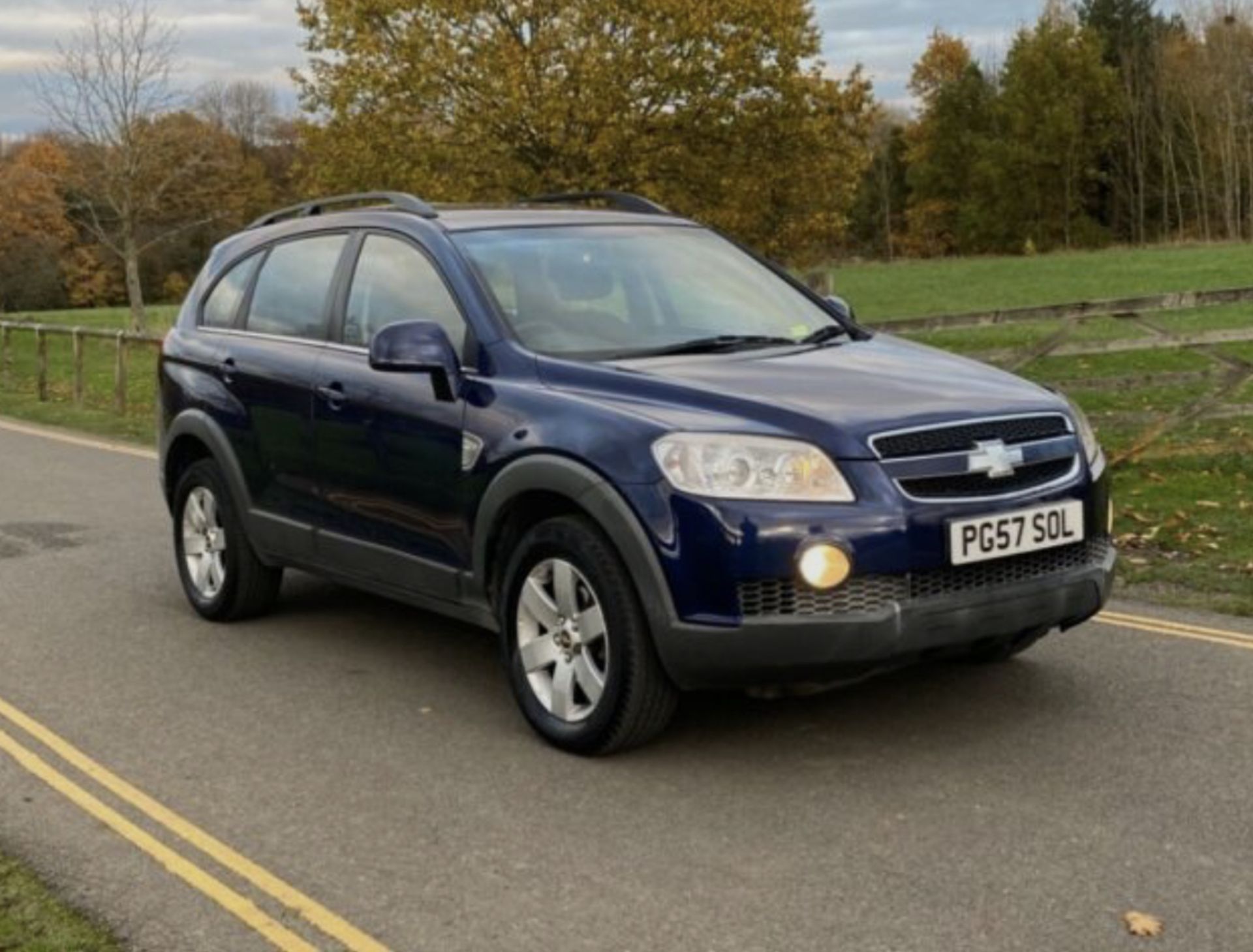 2008 CHEVROLET CAPTIVA LT 7S VCDI A BLUE ESTATE, 92K MILES, TURBO DIESEL, 7 SEATER *NO VAT*