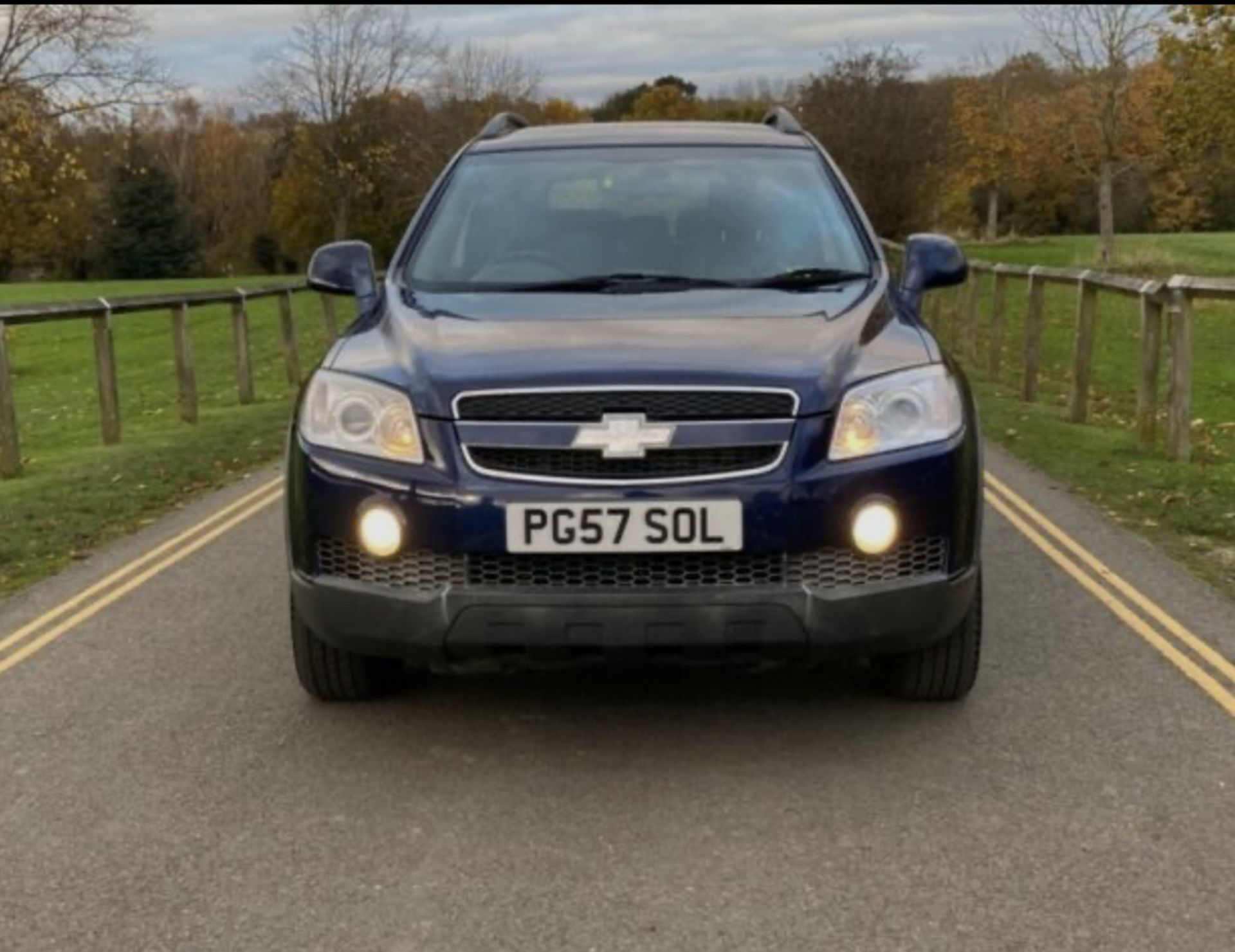 2008 CHEVROLET CAPTIVA LT 7S VCDI A BLUE ESTATE, 92K MILES, TURBO DIESEL, 7 SEATER *NO VAT* - Image 2 of 11