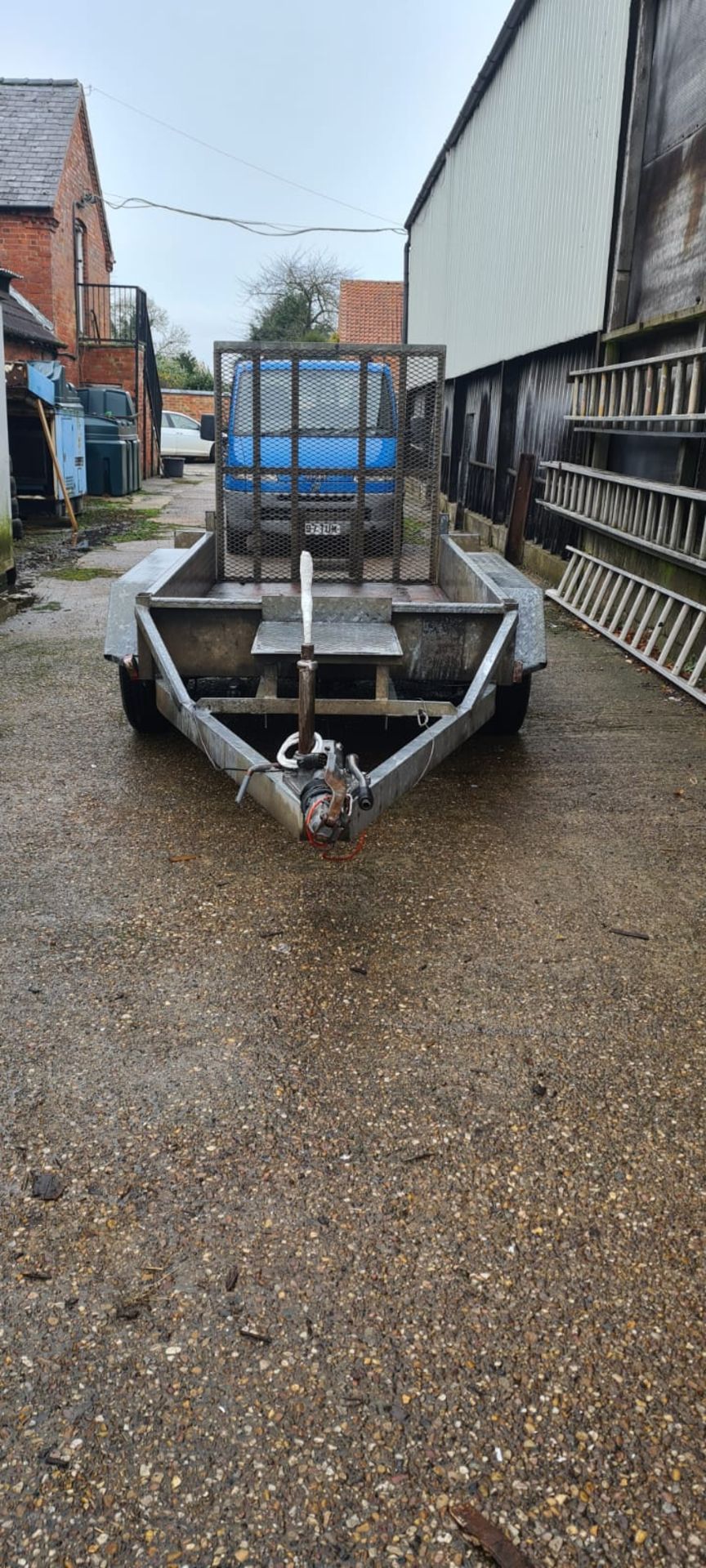 8 x 4 TWIN AXLE PLANT TRAILER, ALL LIGHTS WORK *NO VAT* - Image 2 of 6