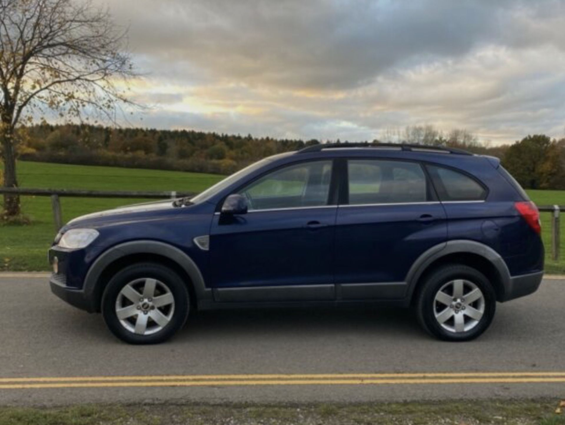 2008 CHEVROLET CAPTIVA LT 7S VCDI A BLUE ESTATE, 92K MILES, TURBO DIESEL, 7 SEATER *NO VAT* - Image 4 of 11