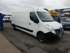 2017/17 RENAULT MASTER LM35 BUSINESS DCI L3H2 WHITE PANEL VAN, 106K MILES WITH SERVICE HISTORY