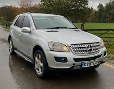 MERCEDES ML 280 CDI SPORT AUTO 4x4 SILVER ESTATE, 3.0 DIESEL, 104K MILES *NO VAT*