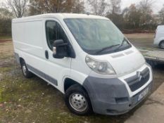 2010 CITROEN RELAY 30 ENTERPRISE HDI WHITE PANEL VAN, 83K MILES, 2.2 DIESEL *PLUS VAT*