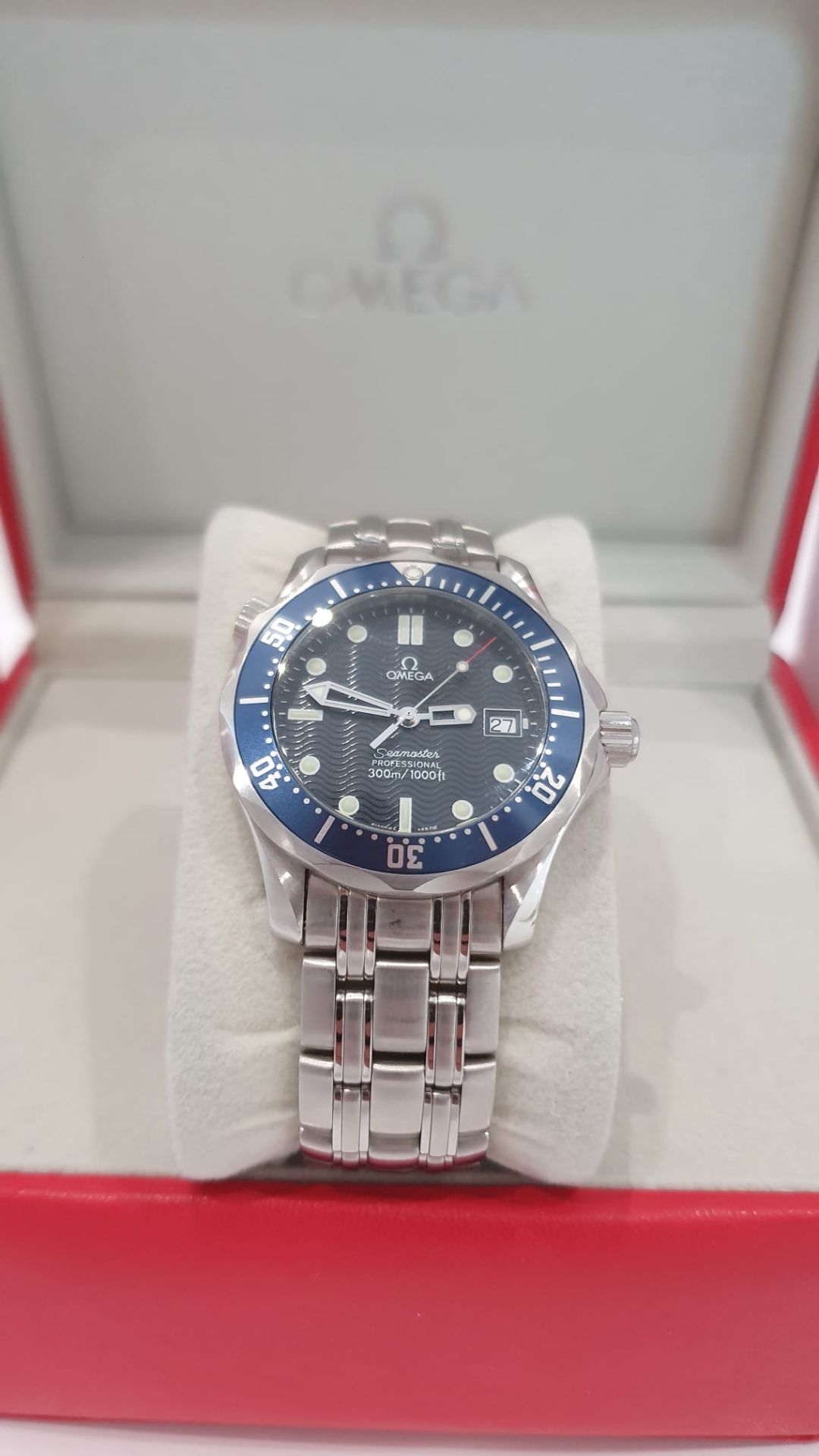 OMEGA SEAMASTER Professional 300m James Bond Navy Wave Dial NO VAT - Image 7 of 10