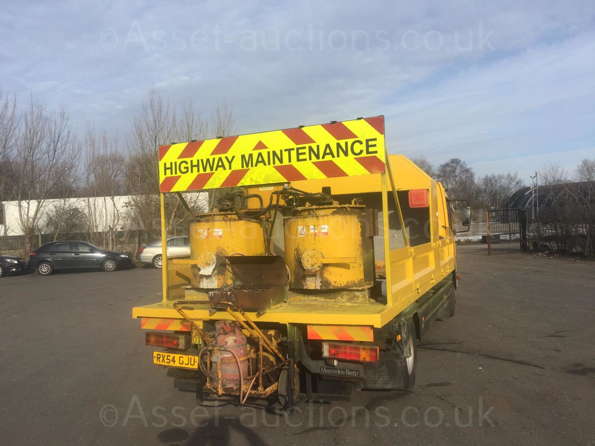 2004/54 REG MERCEDES ATEGO 1018 DAY YELLOW DROPSIDE LINE PAINTING LORRY 4.3L DIESEL ENGINE *NO VAT* - Image 8 of 62