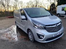 2017/67 VAUXHALL VIVARO 2900 SPORTIVE CDTI SILVER PANEL VAN, 1.6 DIESEL, 71K MILES *PLUS VAT*