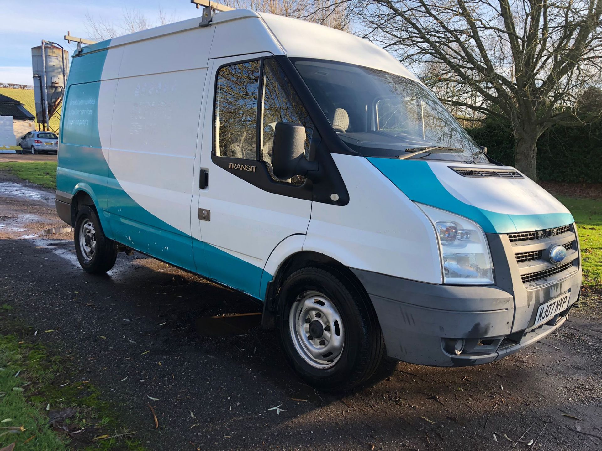 2007 FORD TRANSIT 110 T350M FWD PANEL VAN, 2.2 DIESEL ENGINE, 126,363 MILES *NO VAT* - Image 9 of 13