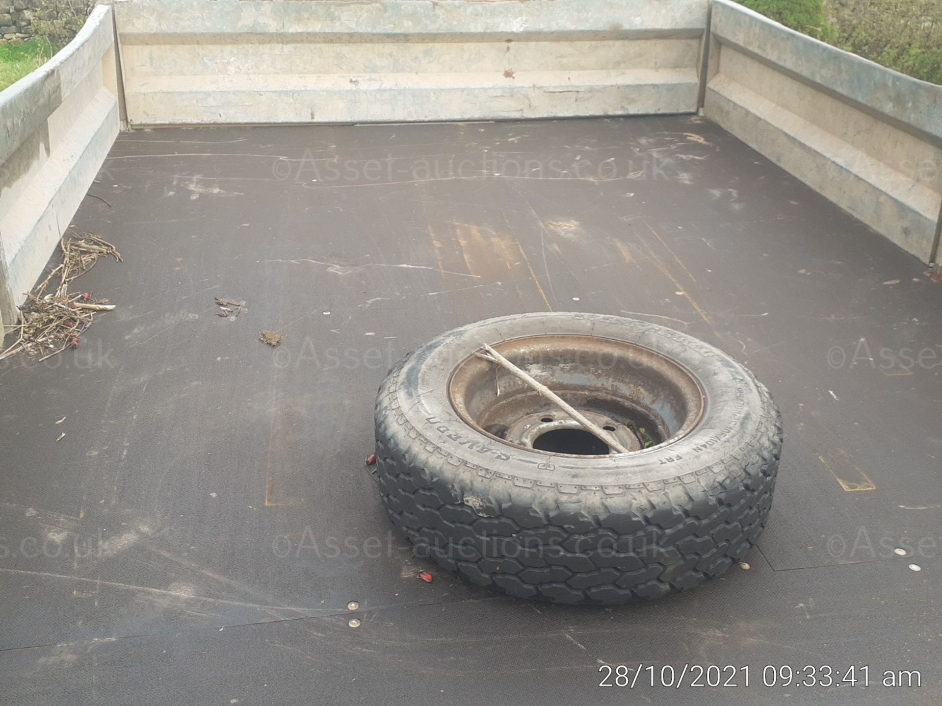 INDESPENSION 10 x 7ft DROPSIDE TRAILER, NEW TYRES AND BRAKE SERVICE, NEW BUFFALO BOARDS *PLUS VAT* - Image 7 of 8