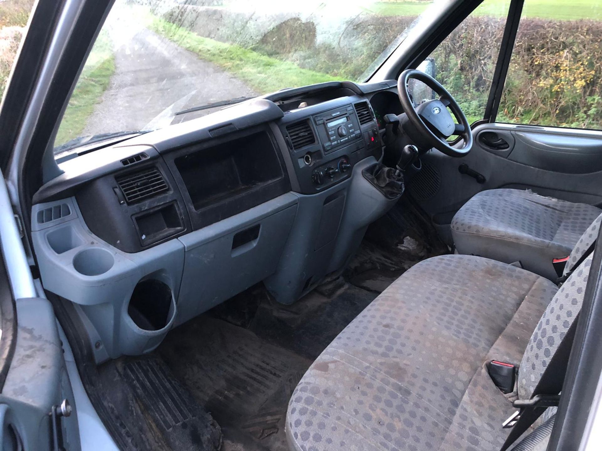 2008 FORD TRANSIT 100 T350L D/C RWD WHITE TIPPER, 128,560 MILES, 2.4 DIESEL *NO VAT* - Image 9 of 13