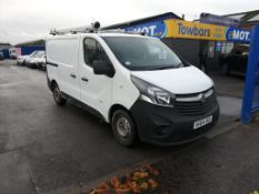 2014/64 VAUXHALL VIVARO 2900 CDTI ECOFLEX WHITE PANEL VAN, 1.6 DIESEL, 49K MILES EITH FSH *PLUS VAT*