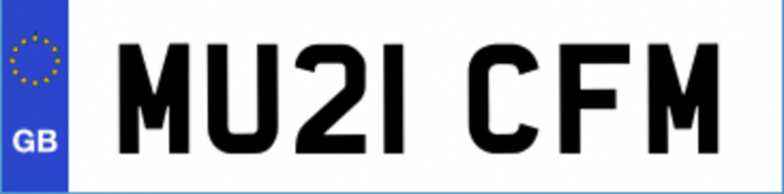 TNY - "MU21 CFM" CHERISHED NUMBER PLATE - CURRENTLY ON RETENTION, CERTIFICATE EXPIRY 28.02.2031