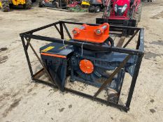 NEW AND UNUSED HEAVY DUTY 18" STUMP GRINDER, HYDRAULIC DRIVEN, 50mm PINS *PLUS VAT*