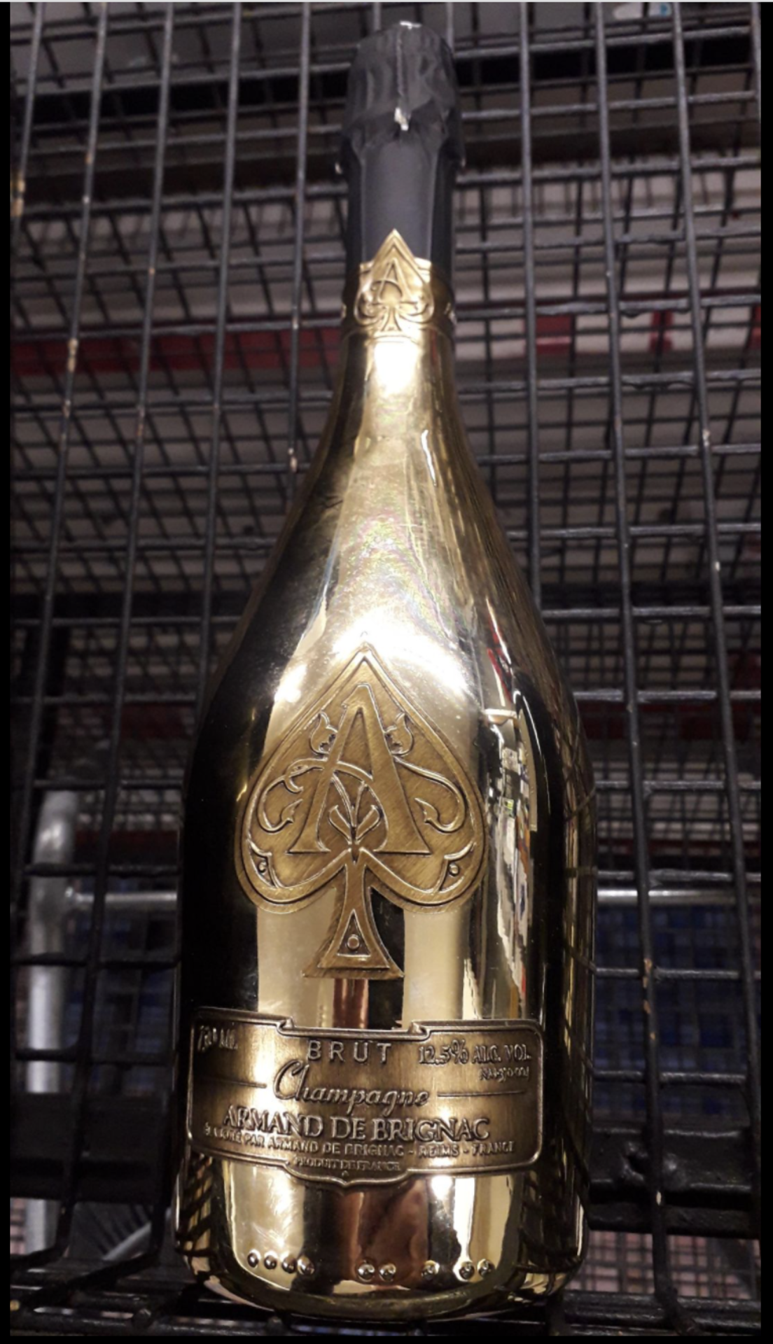 ARMAND DE BRIGNAC - ACE of SPADES CHAMPAGNE BRUT 75cl NO RESERVE !DUE TO INSOLVENCY