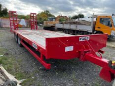 BRAND NEW 19t 25ft LOW LOADER AGRI FARM TRAILER, CARRIES 16t *PLUS VAT*