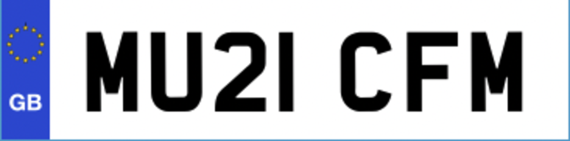 "MU21 CFM" CHERISHED NUMBER PLATE - CURRENTLY ON RETENTION, CERTIFICATE EXPIRY 28.02.2031 *NO VAT*