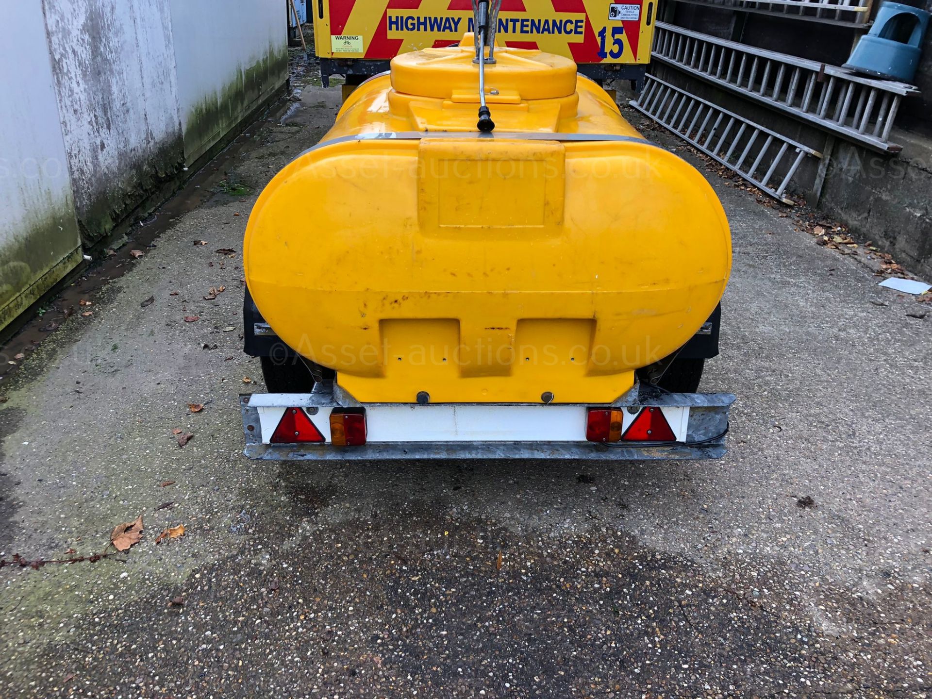 TRAILER ENGINEERING PETROL PRESSURE WASHER BOWSER TRAILER, HONDA PETROL ENGINE *PLUS VAT* - Image 6 of 7