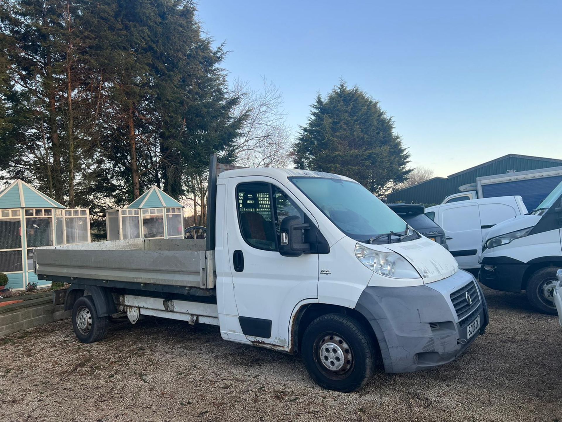 2008 FIAT DUCATO 35 120 M-J LWB WHITE FLAT BED PICK UP, 2287cc DIESEL ENGINE *NO VAT*