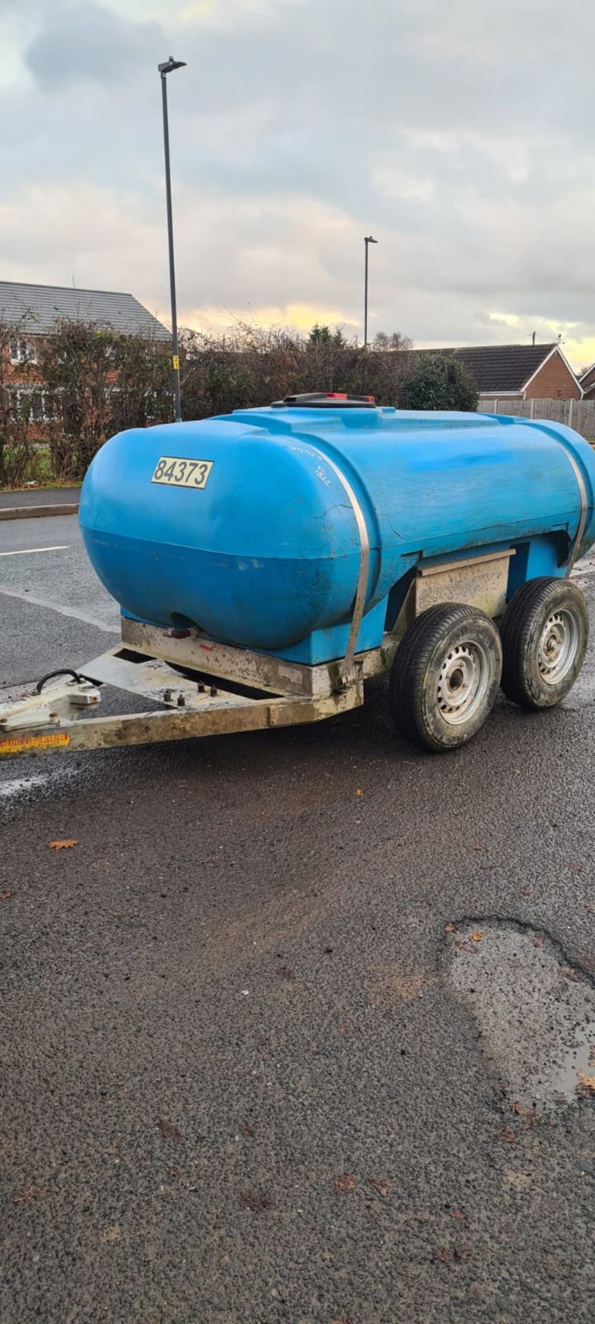 TWIN AXEL 2000 LITRE WATER BOWSER TRAILER *PLUS VAT* - Image 2 of 5