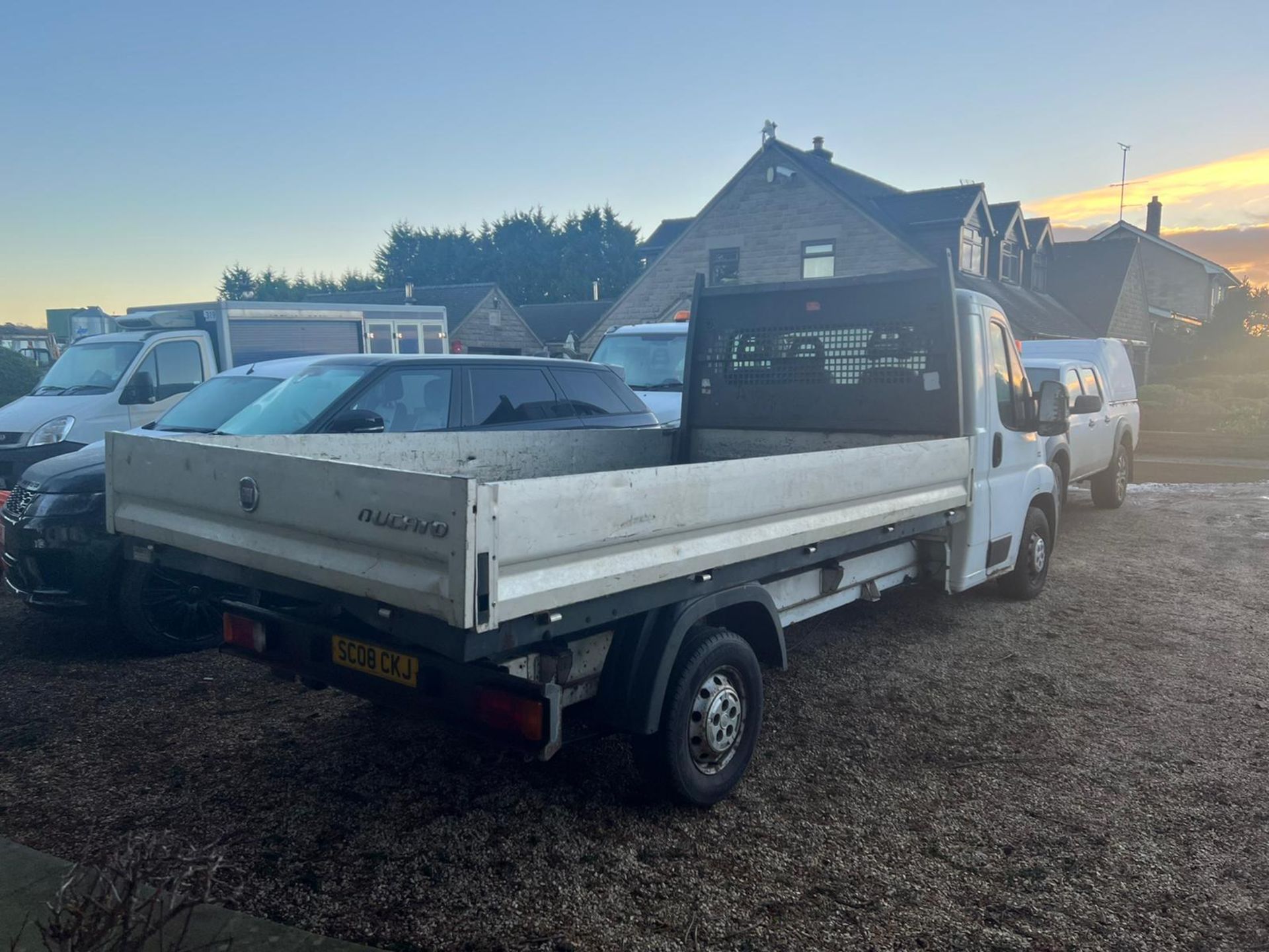 2008 FIAT DUCATO 35 120 M-J LWB WHITE FLAT BED PICK UP, 2287cc DIESEL ENGINE *NO VAT* - Image 4 of 6