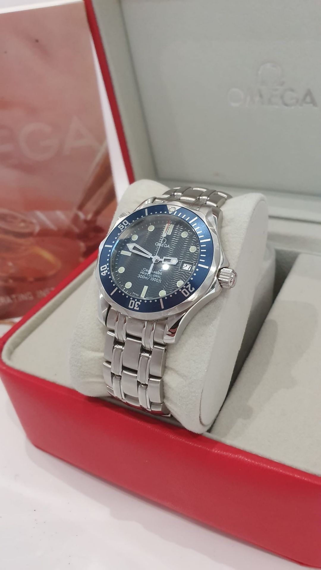 OMEGA SEAMASTER Professional 300m James Bond Navy Wave Dial *NO VAT* - Image 4 of 10