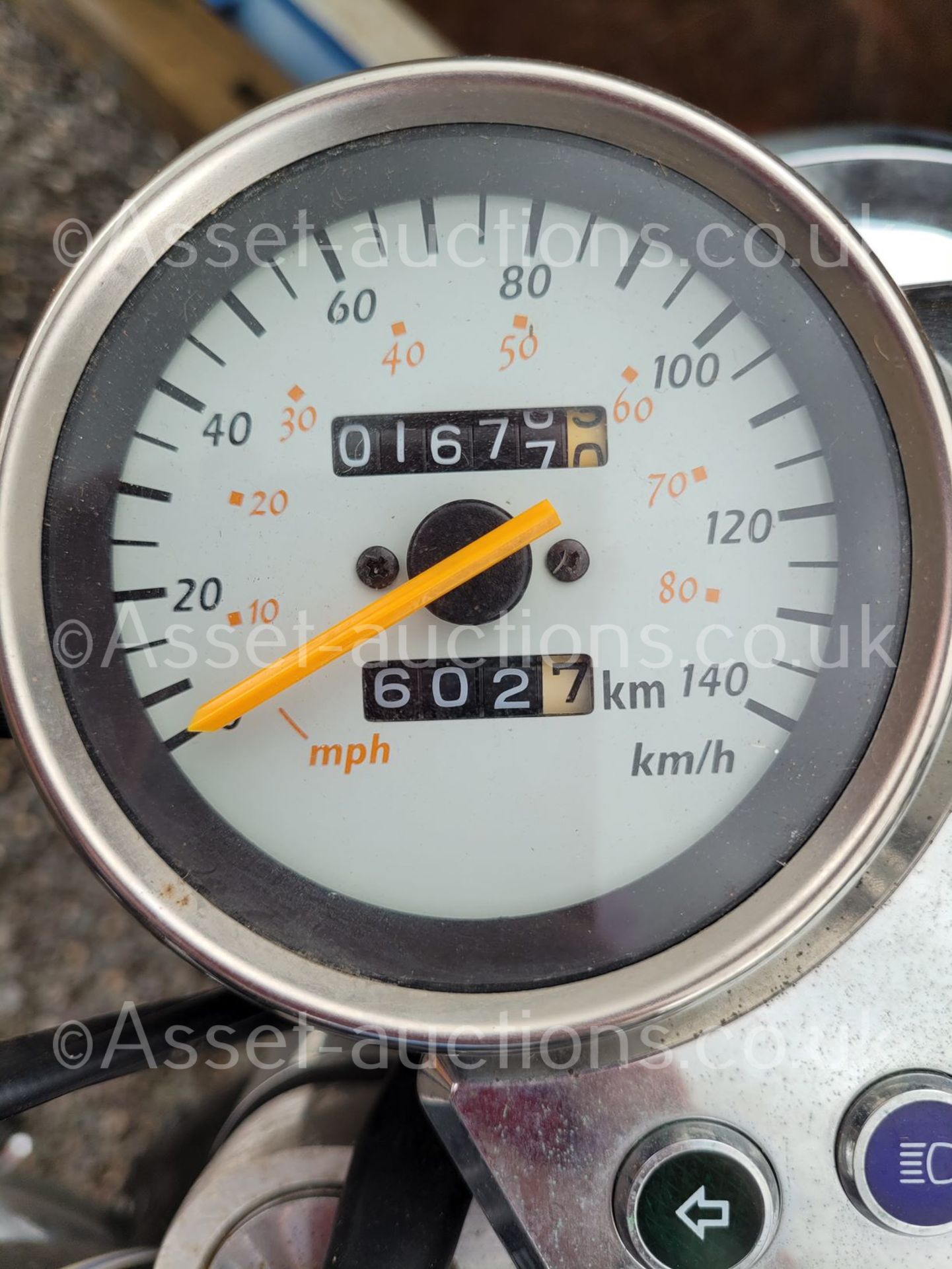 HYOSUNG AQUILA V-TWIN 125CC ONLY 1677 MILES, VERY LOW MILEAGE IN GOOD CONDITION WITH LIKE NEW TYRES - Image 4 of 4