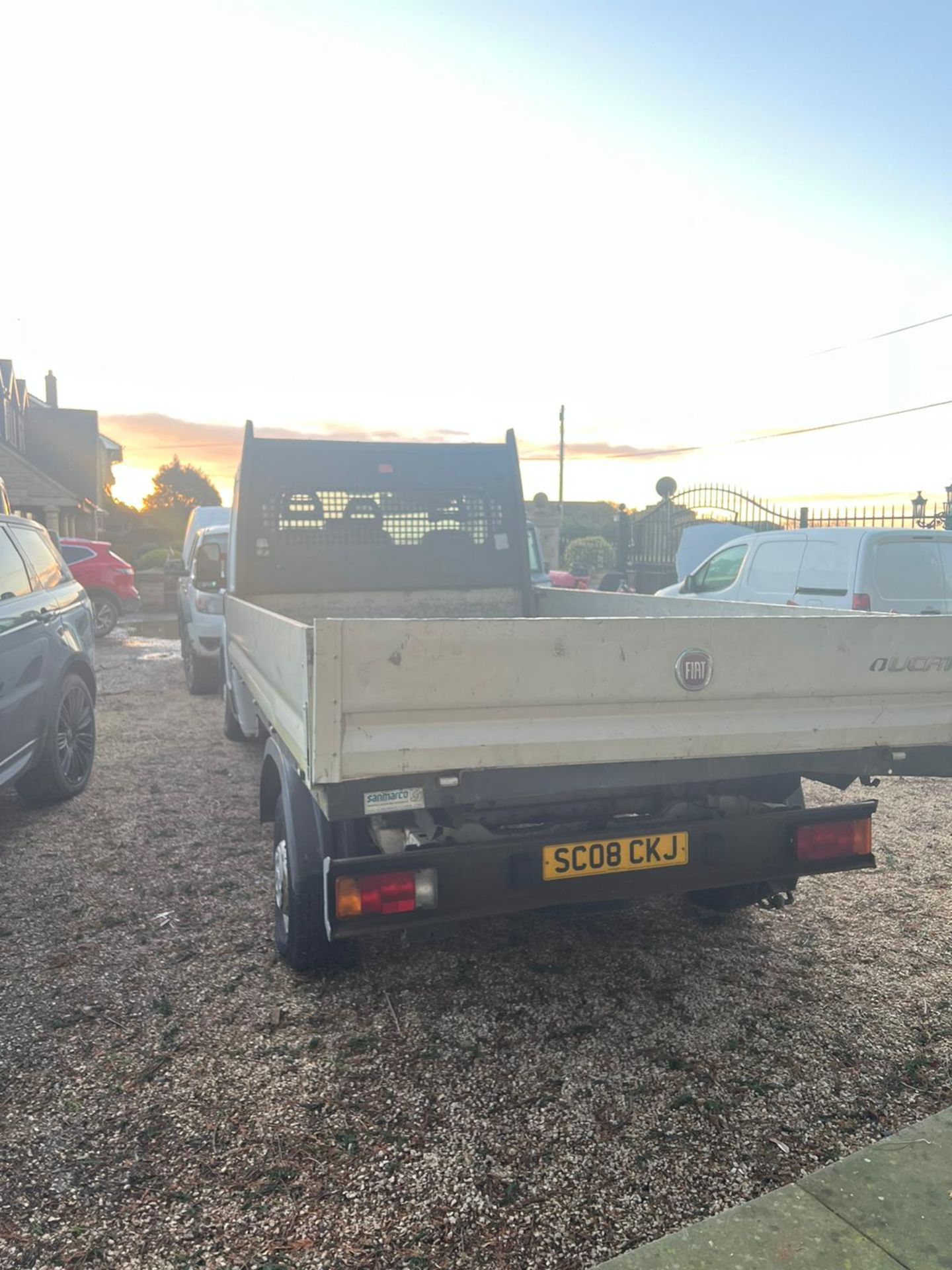 2008 FIAT DUCATO 35 120 M-J LWB WHITE FLAT BED PICK UP, 2287cc DIESEL ENGINE *NO VAT* - Image 3 of 6