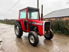 MASSEY FERGUSON 550 47hp TRACTOR, RUSN AND WORKS, SHOWING A LOW 882 HOURS *PLUS VAT*