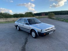 1989 NISSAN BLUEBIRD LX SILVER HATCHBACK, 63K MILES, 1.6 PETROL, POWER STEERING 80s CLASSIC *NO VAT*