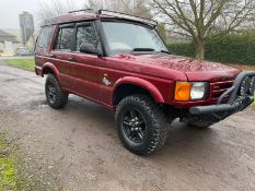 2001 LAND ROVER DISCOVERY TD5 RED ESTATE, 157,895 MILES, 2.5 DIESEL * NO VAT*
