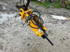 NEW AND UNUSED 2020 HMB ROCK BREAKER, PIPES AND CHISEL ARE INCLUDED, 35MM PINS *PLUS VAT*