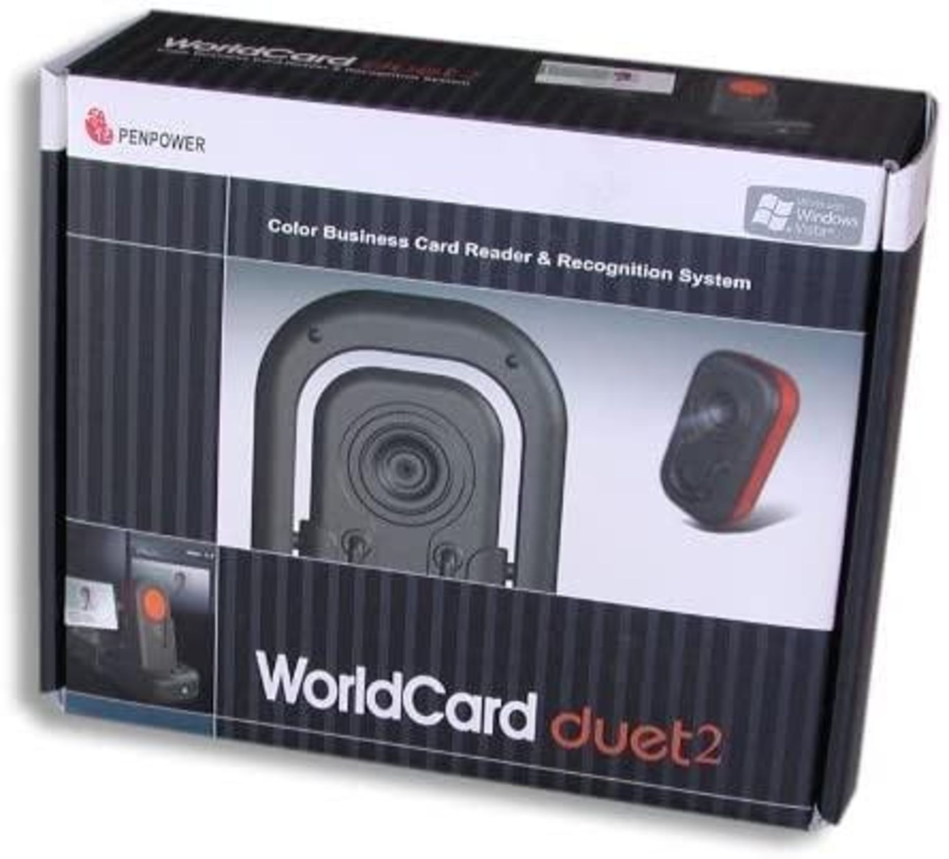 10 x PENPOWER WORLDCARD DUET 2 BUSINESS CARD READER RECOGNITION SCANNER AND WEBCAM *NO VAT* - Image 3 of 5