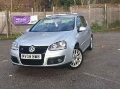 2008 VOLKSWAGEN GOLF GT SPORT TSI 170 SILVER HATCHBACK, SHOWING 167K MILES *NO VAT*