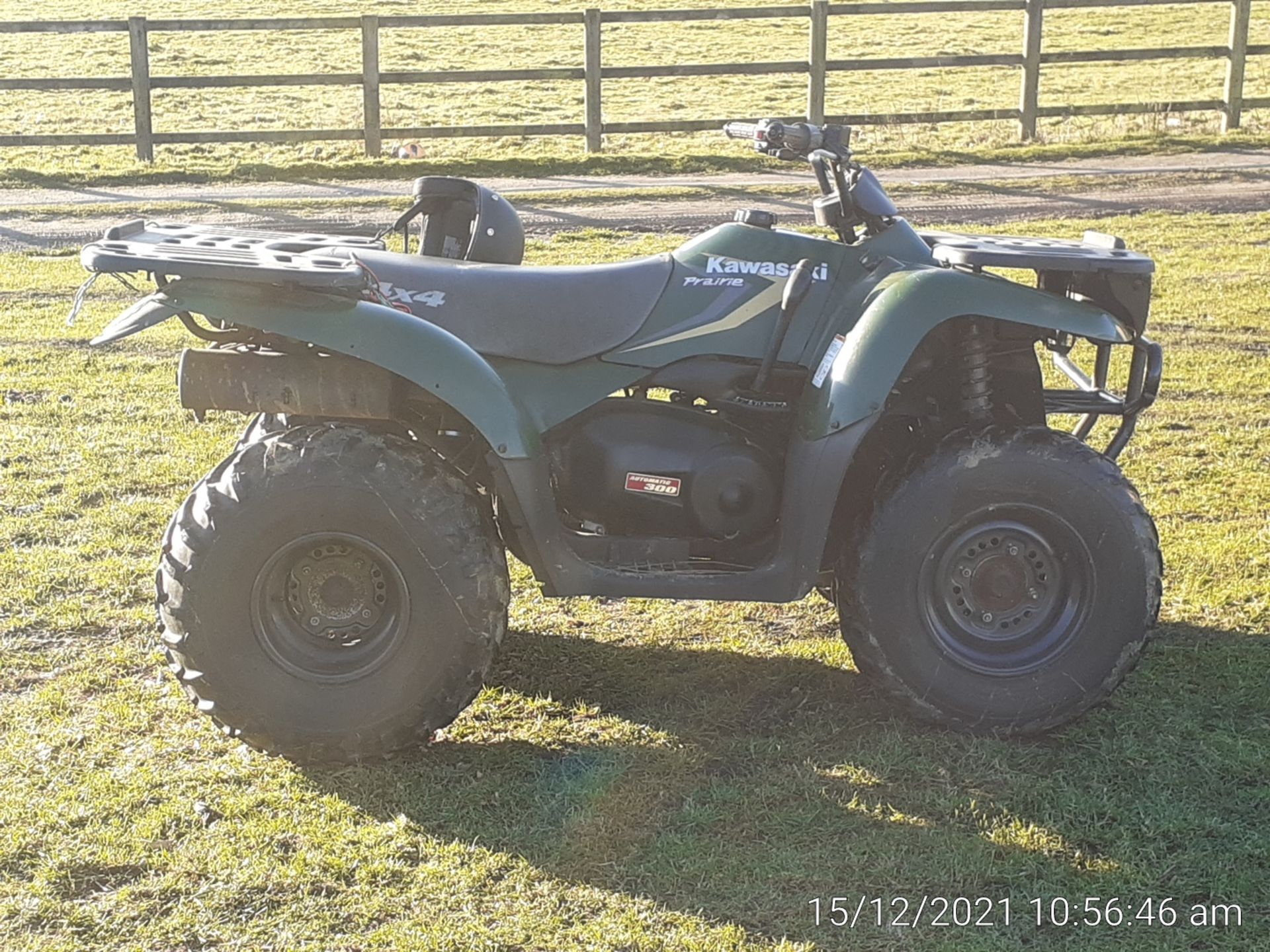 KAWASAKI PRAIRIE 300 4x4 QUAD BIKE, TOW BALL HITCH, FULL TIME 4WD, 1 OWNER FROM NEW *NO VAT* - Image 2 of 7