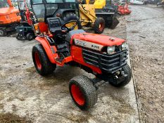 KUBOTA B1700 17hp 4WD COMPACT TRACTOR, RUNS DRIVES AND WORKS, SHOWING A LOW 2070 HOURS *PLUS VAT*