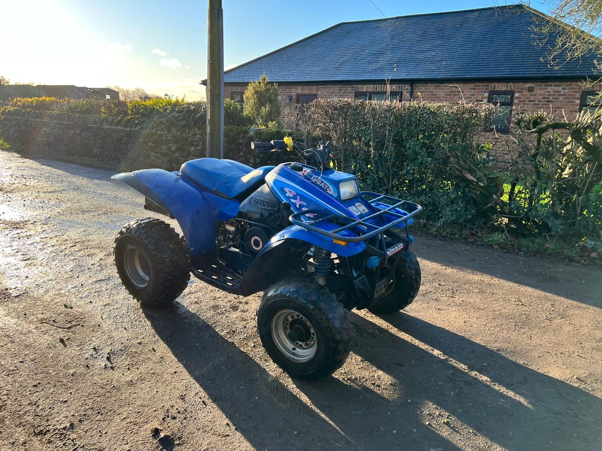 POLARIS D-BAT 400 DIESEL 4x4 FARM QUAD BIKE, RUNS AND DRIVES, SHOWING A LOW 673 HOURS *PLUS VAT*