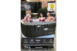 CLEVERSPA CORN 6 PERSON HOT TUB, RRP £529.14, WAREHOUSE CLEARANCE STOCKM, NO RESERVE *NO VAT*