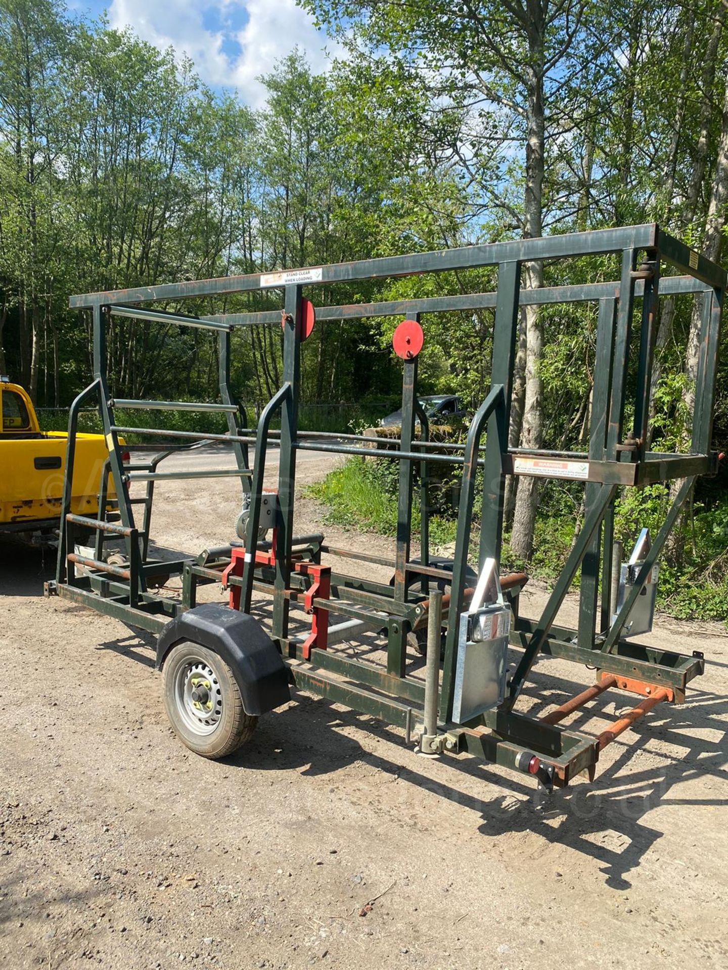 2008 U-MOLE LTD SINGLE AXLE PIPE TRAILER, TOWS WELL *PLUS VAT* - Image 4 of 6