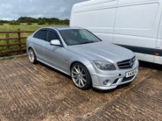 2008 MERCEDES C63 AMG AUTO, 6208cc PETROL ENGINE, 96,564 MILES *NO VAT*