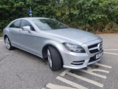 2013 MERCEDES-BENZ CLS250 CDI AMG BLUE-CY SPORT SILVER COUPE, 2.2 DIESEL, 45,952 MILES *NO VAT*
