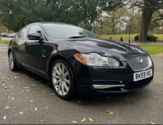 2009 JAGUAR XF LUXURY V6 3.0 DIESEL AUTO BLACK SALOON, 103K MILES *NO VAT*