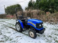 2016 SOLIS 20 4WD COMPACT TRACTOR, RUNS DRIVES AND WORKS, SHOWING A LOW AND GENUINE 1246 HOURS