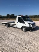 2011 FORD TRANSIT 140 T350L HD RWD WHITE RECOVERY TRUCK, 2402cc DIESEL ENGINE *NO VAT*