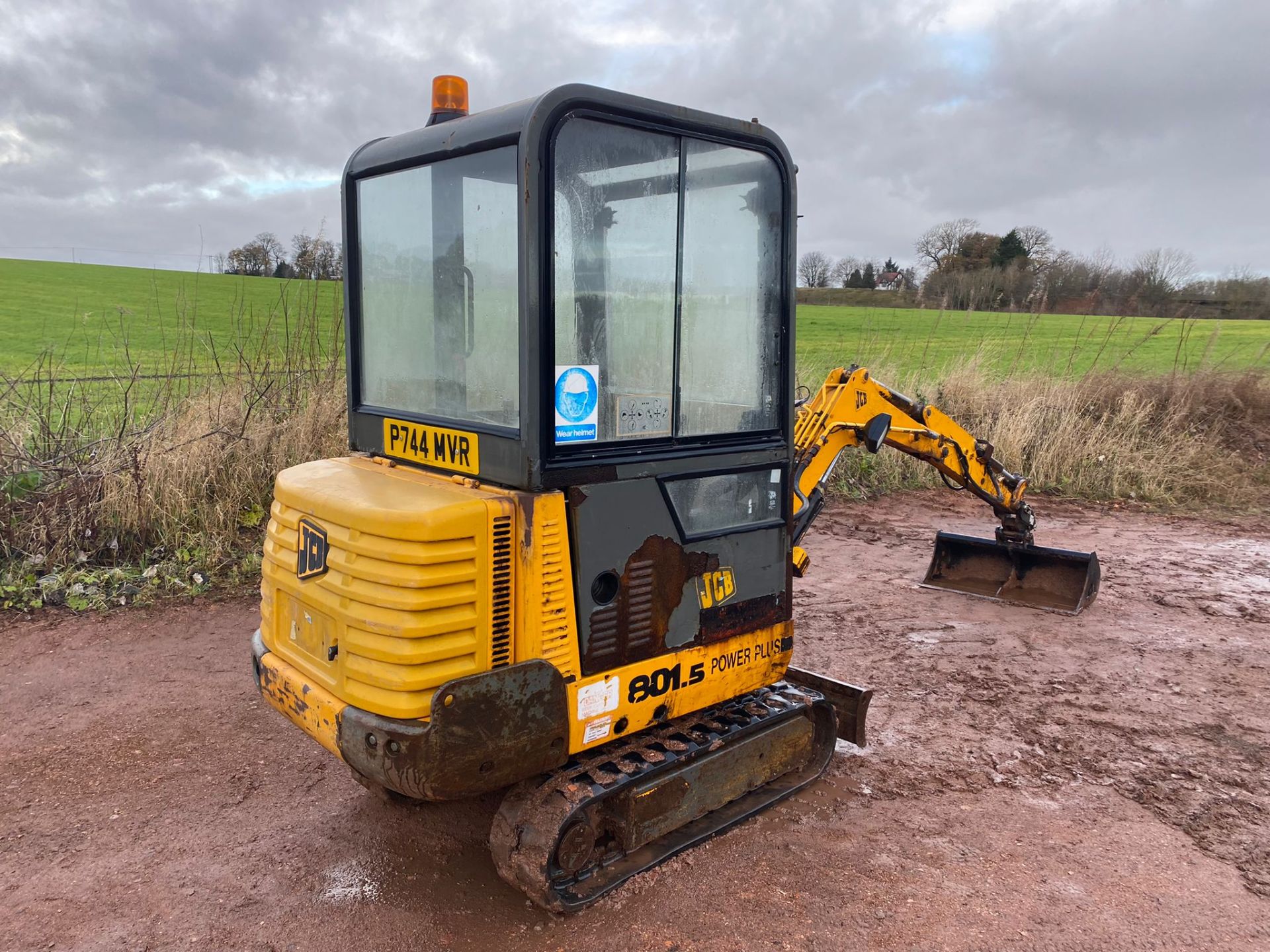 1997 JCB 801.5 POWER PLUS RUBBER TRACKED EXCAVATOR / DIGGER (P744 MVR) *PLUS VAT* - Image 6 of 18
